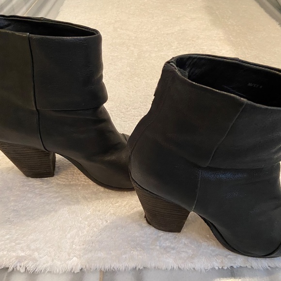 Rag & Bone Newbury Booties - black leather, size 38 - Picture 4 of 5